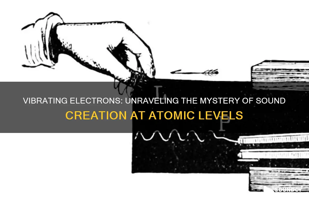 do vibrating electrons create sound