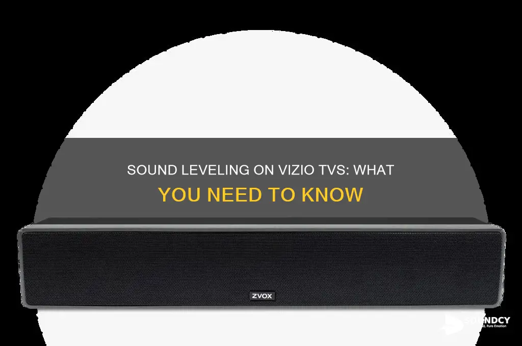 do vizio tvs have sound leveling