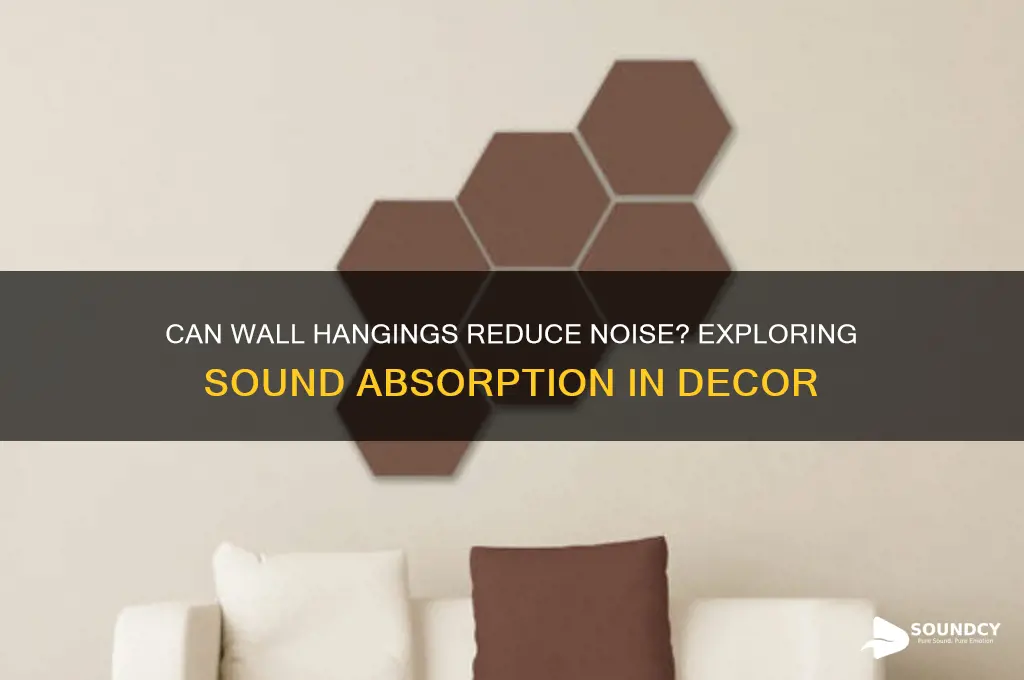 do wall hangings absorb sound