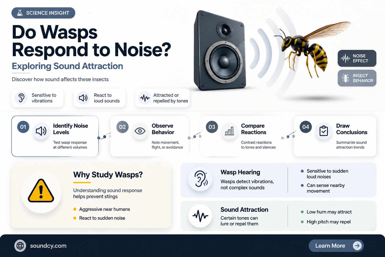 are wasps attracted to sound