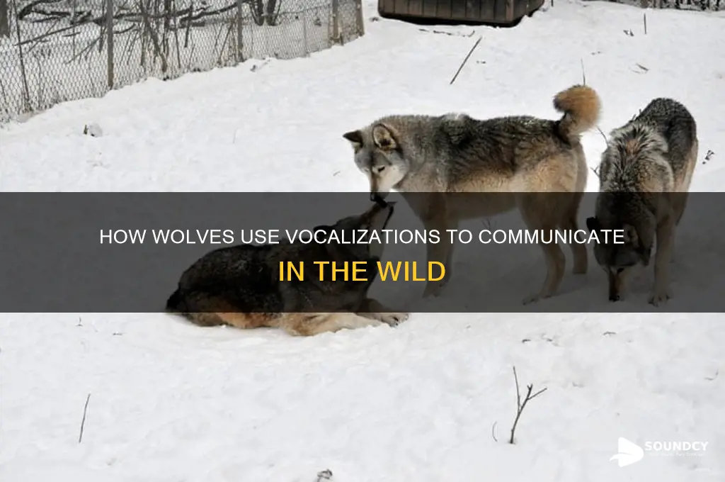 do wolves communicate through sounds