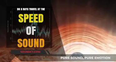 X-Rays vs. Sound: Unraveling Their Speed Differences and Travel Mechanics