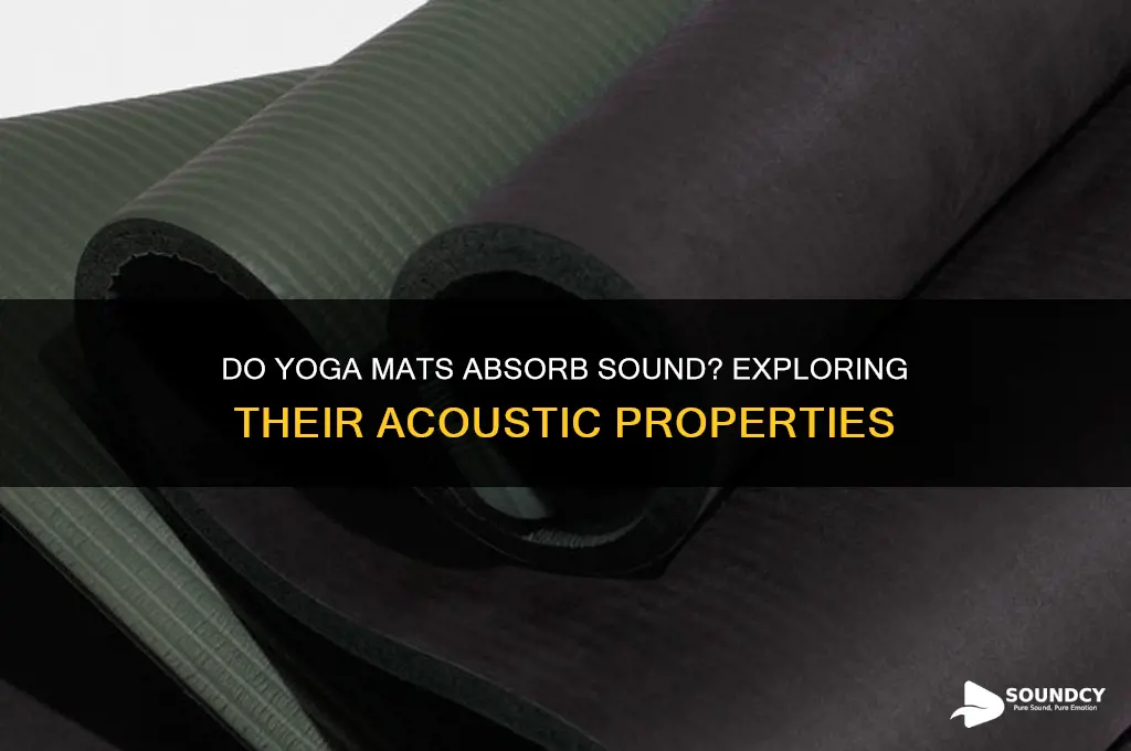 do yoga mats absorb sound