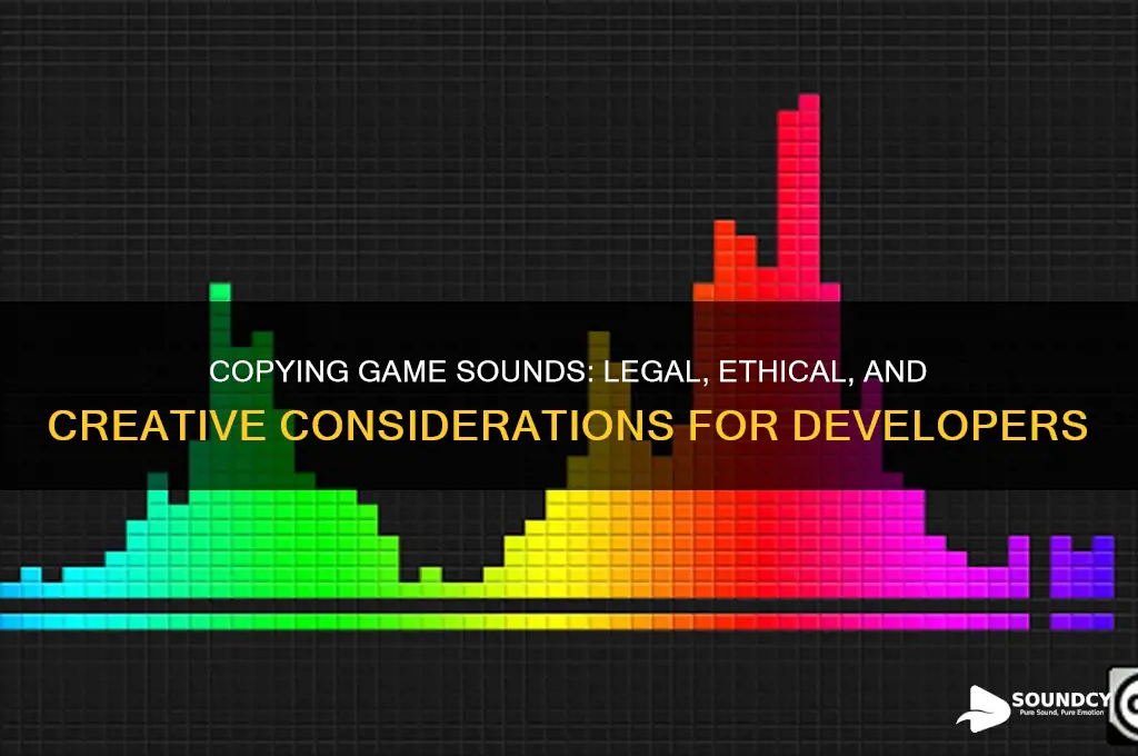do you copy game sounds