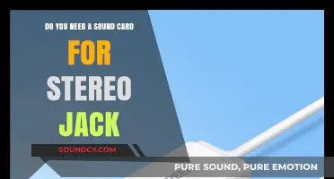 Stereo Jack Setup: Is a Sound Card Essential for Audio Quality?