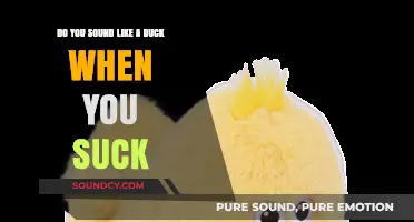 Quacking Up: Do You Sound Like a Duck When You Suck?
