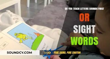 Letters Sounds vs. Sight Words: Which Should You Teach First?