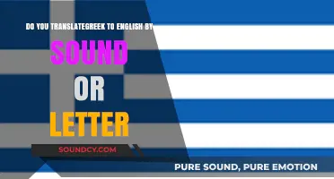 Translating Greek to English: Sound vs. Letter Methods Explained