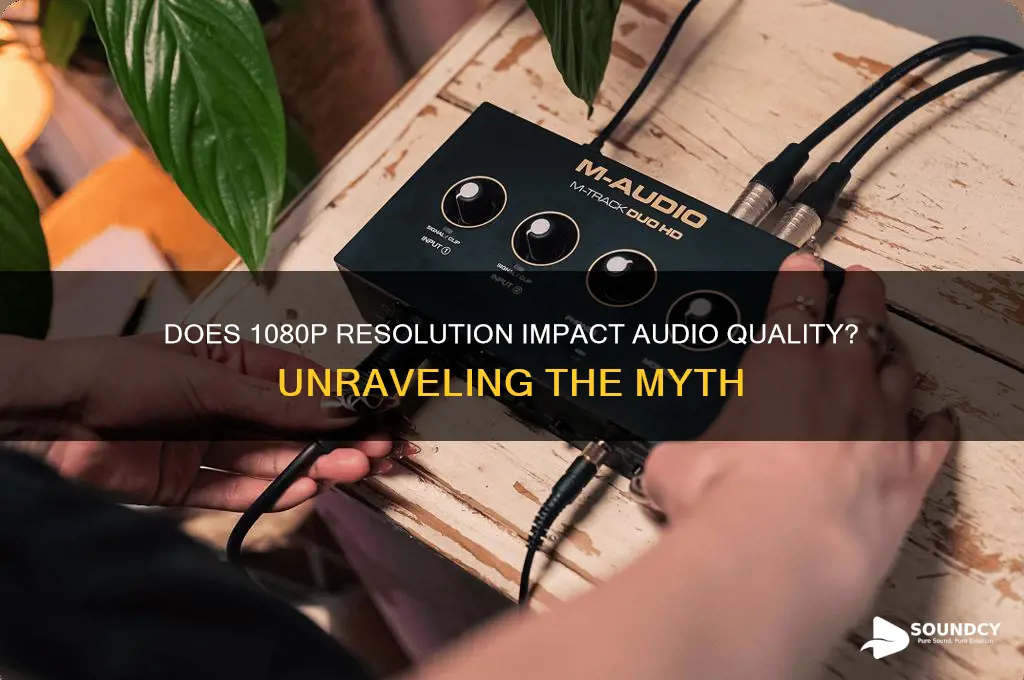 does 1080p affect sound quality