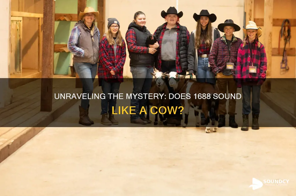 does 1688 sound like cow