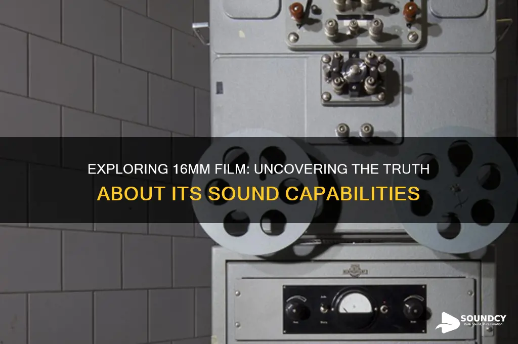 does 16mm film have sound