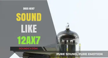 Does the 6EU7 Tube Sound Similar to the 12AX7?