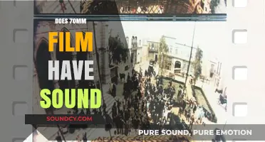 Exploring 70mm Film: Does It Include Sound Capabilities?