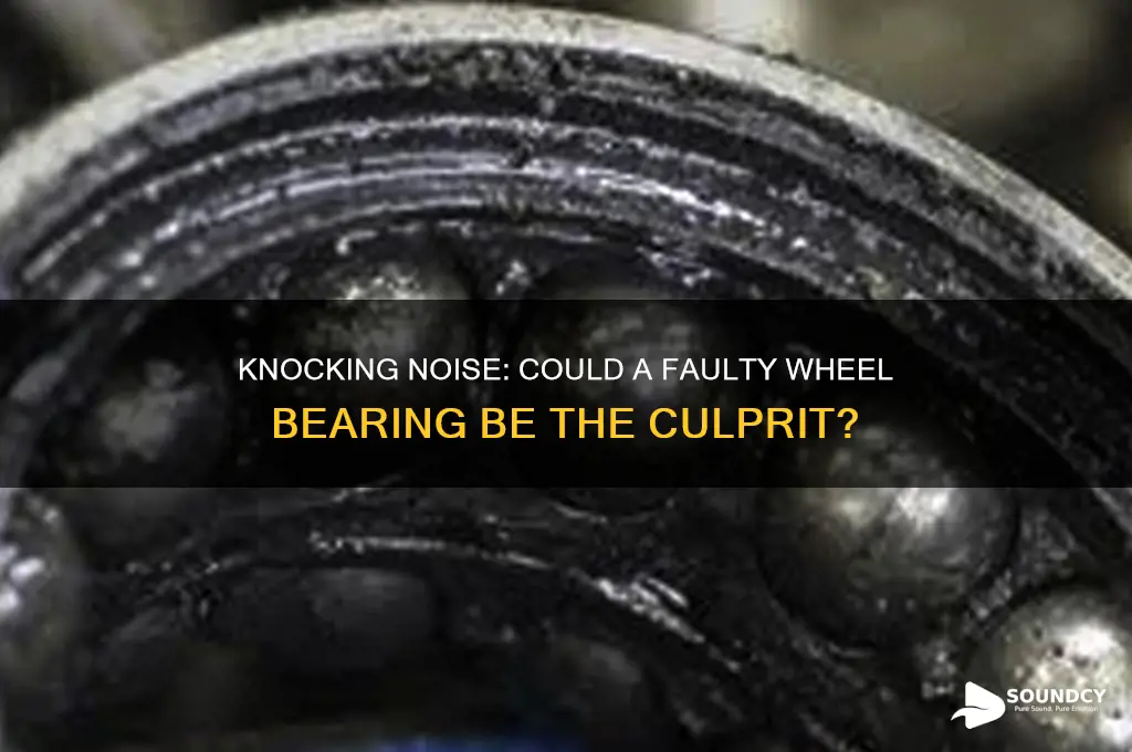 does a bad wheel bearing make a knocking sound