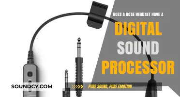 Bose Headsets: Do They Feature a Digital Sound Processor?