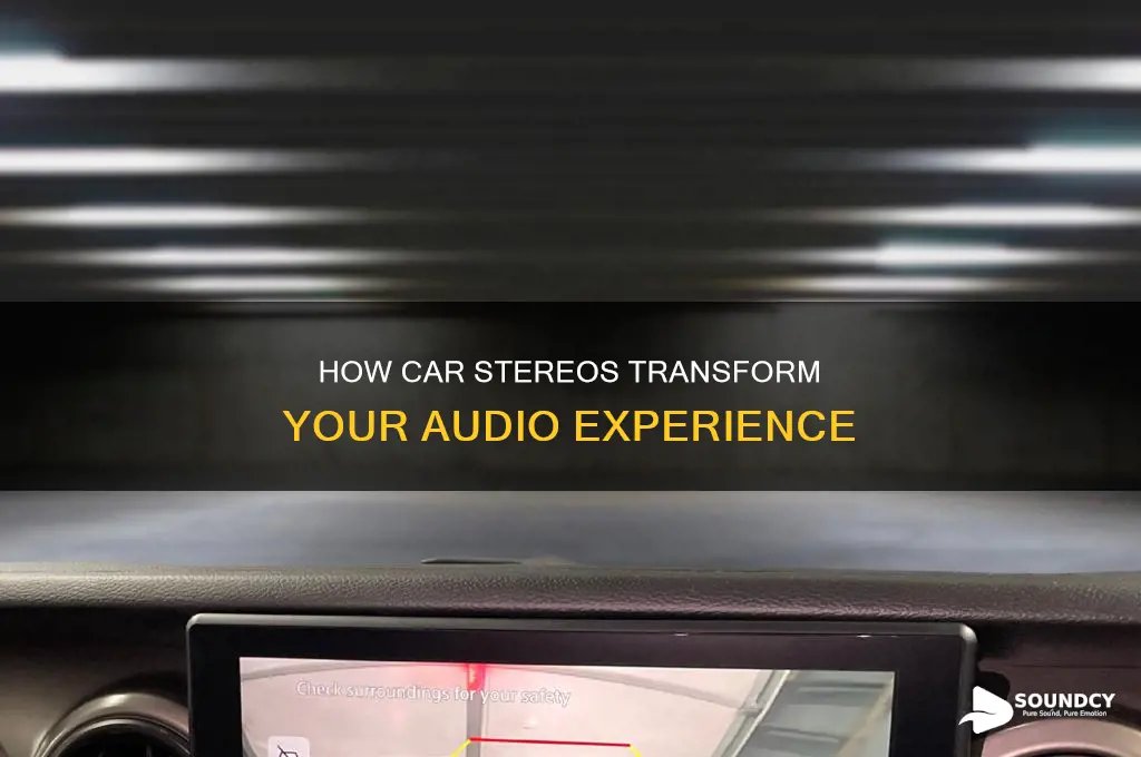 does a car stereo improve sound