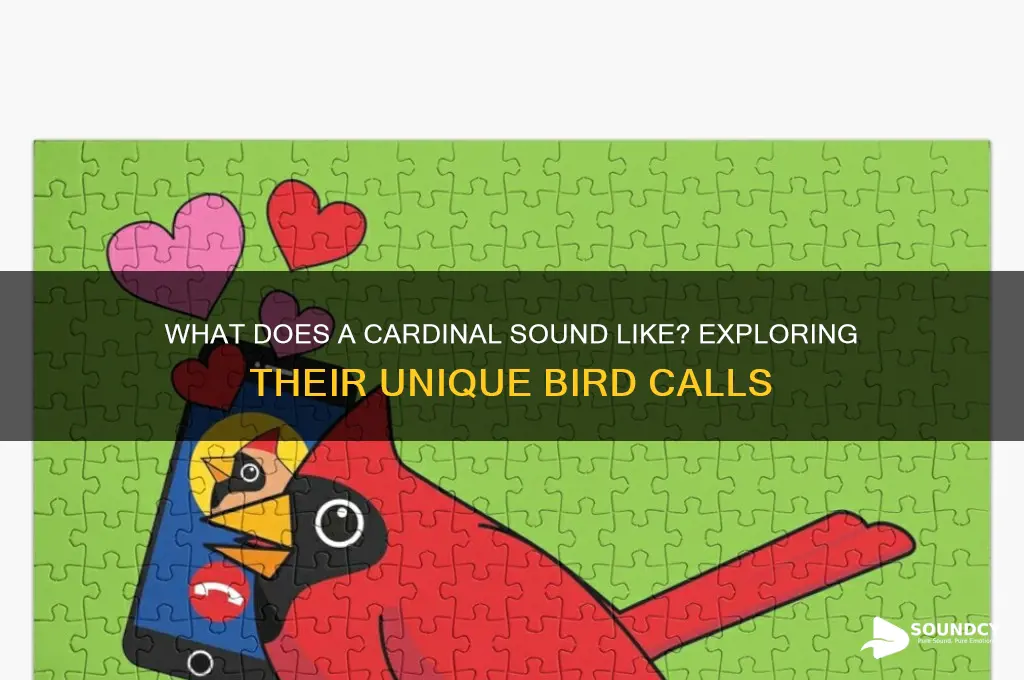 does a cardinal sound like