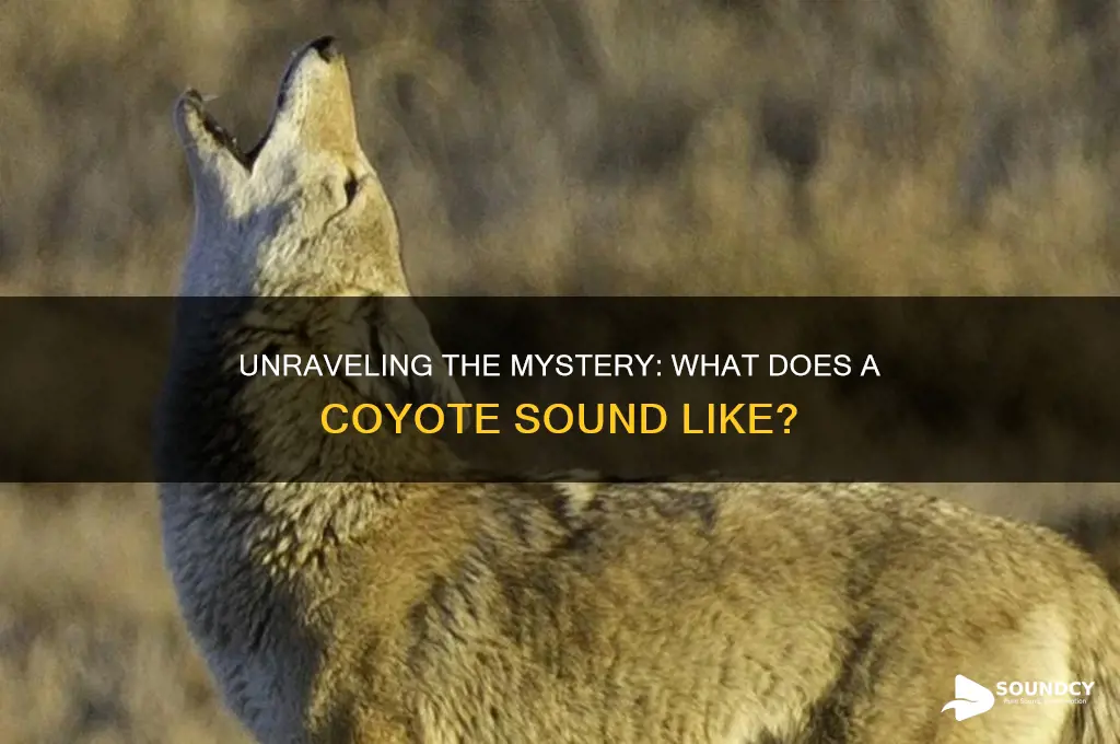 does a coyote sound like