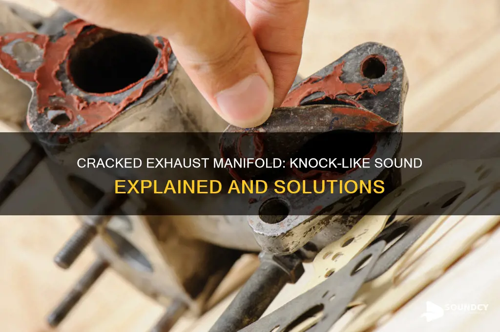 does a cracked exhaust manifols sound like a knock