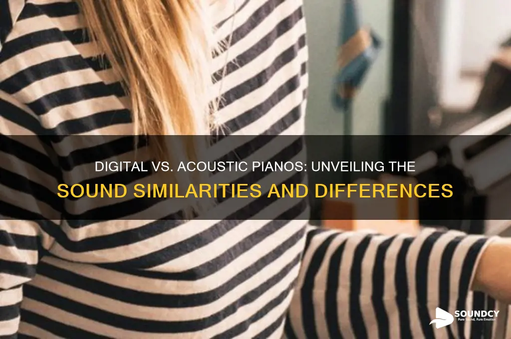does a digital piano sound like a real piano