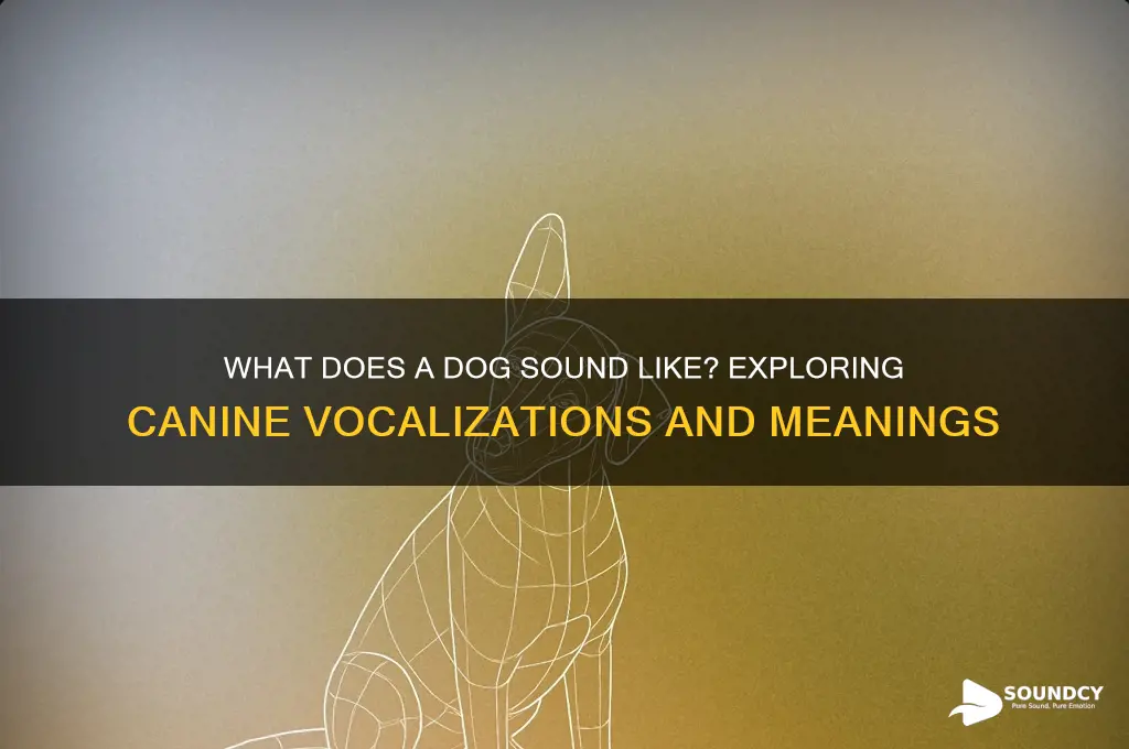 does a dog sound like