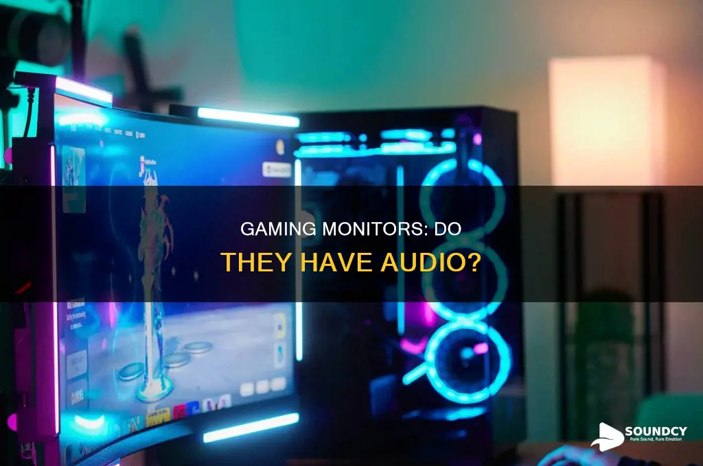 does a gaming monitor have sound