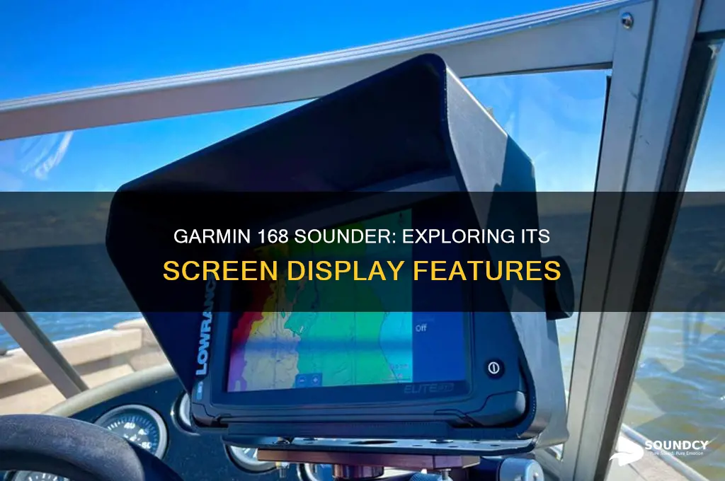 does a garmin 168 sounder have a color screen