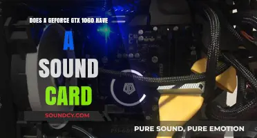 Does the GeForce GTX 1060 Include a Built-in Sound Card?