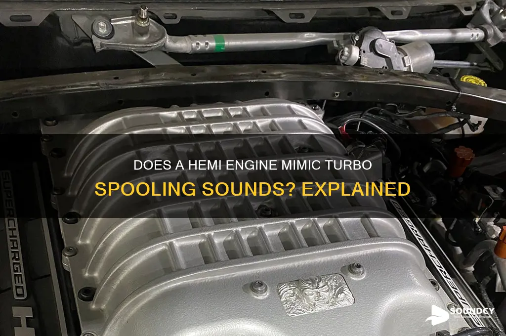 does a hemi engine make a turbo spooling sound