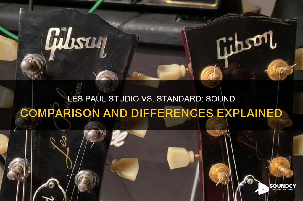 does a les paul studio sound like a standard