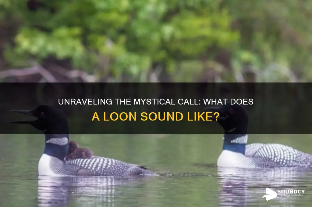 does a loon sound like