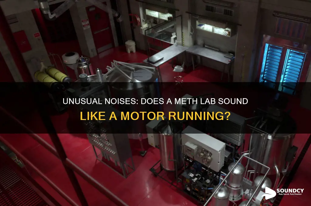 does a meth lab sound like a motor running