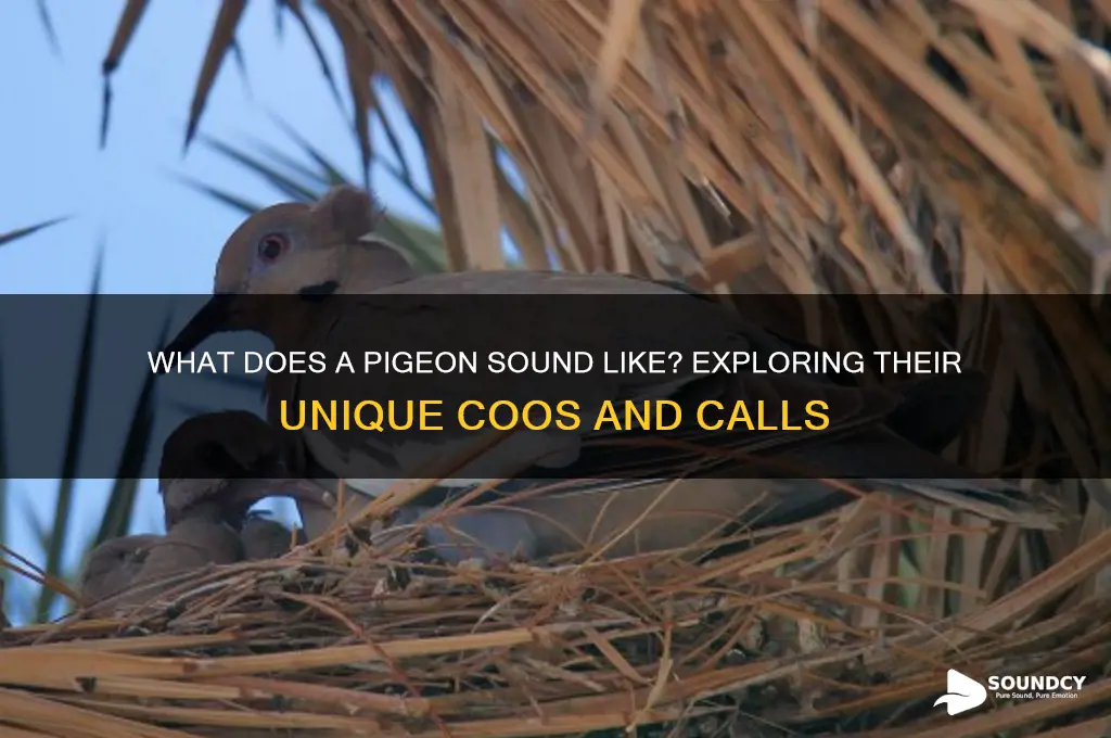 does a pigeon sound like