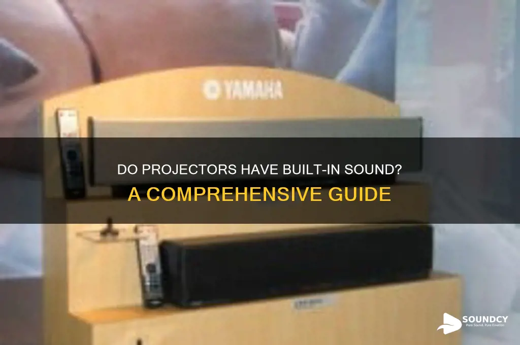 does a projector have sound