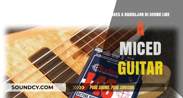 Does the Radial J48 DI Accurately Mimic a Miced Guitar?