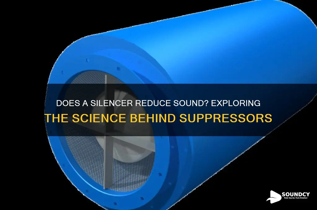 does a silencer reduce sound