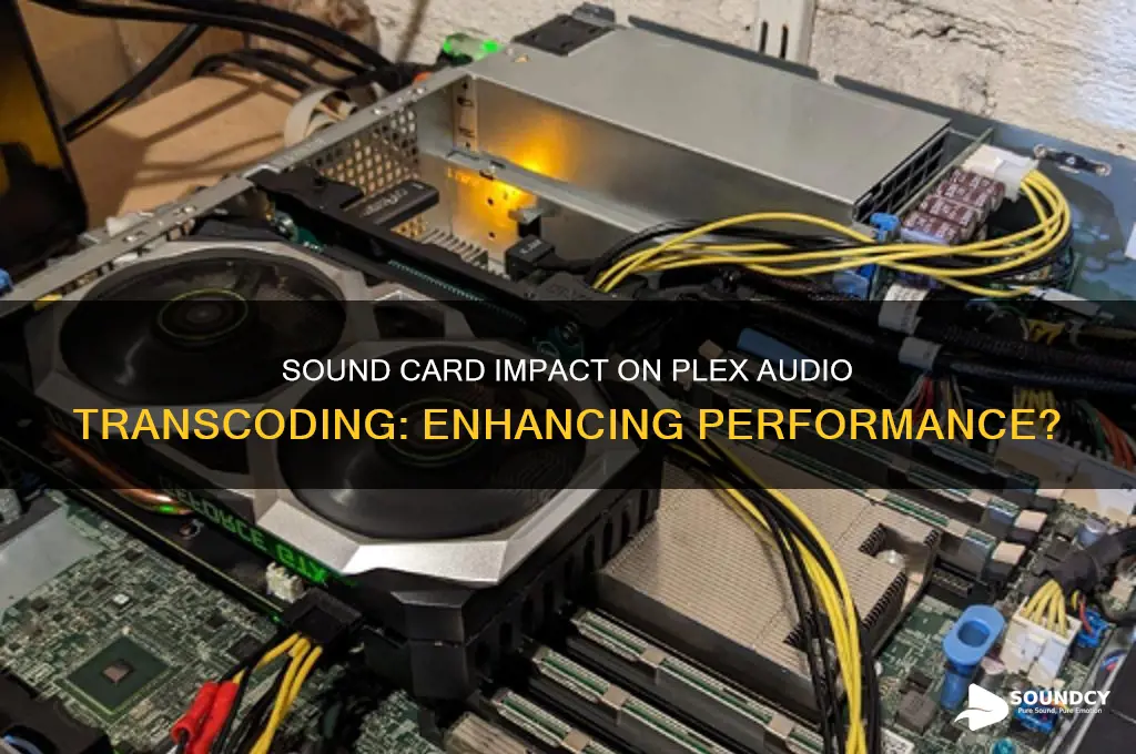 does a sound card help with plex audio transcoding