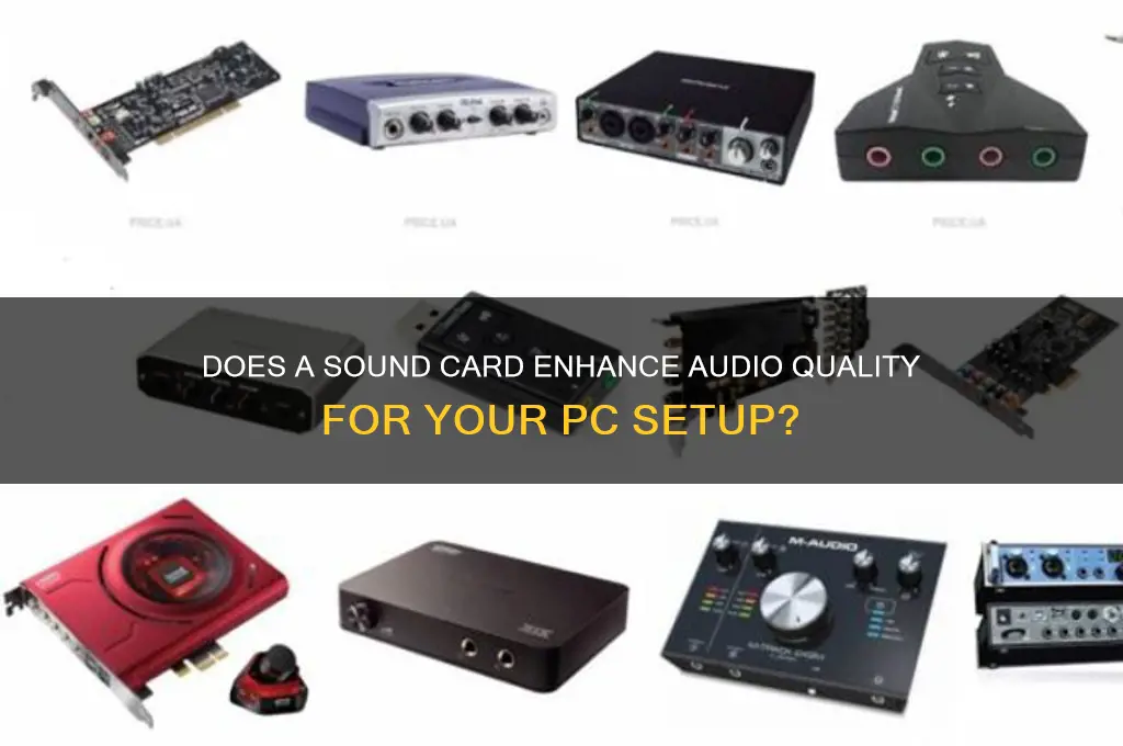 does a sound card help