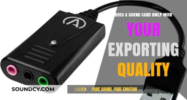 Does a Sound Card Enhance Your Exporting Audio Quality?