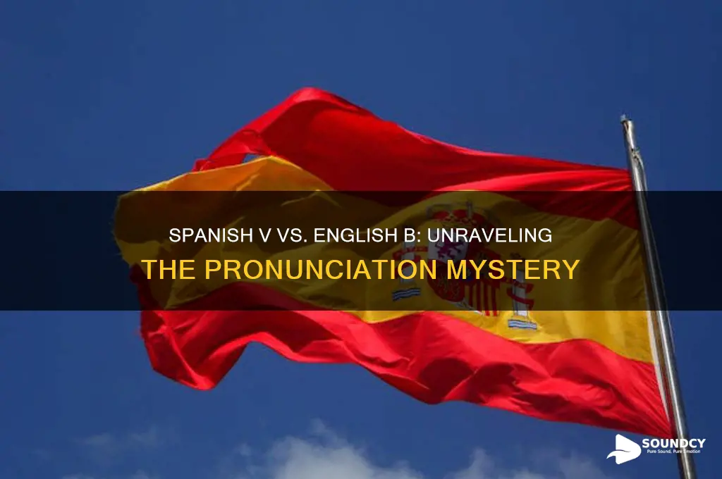 does a spanish v make an english b sound