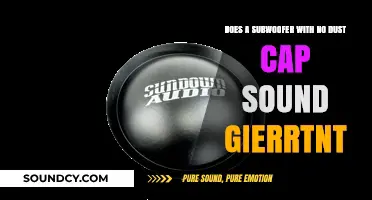 Does a Dust Cap-Free Subwoofer Enhance Sound Quality and Performance?
