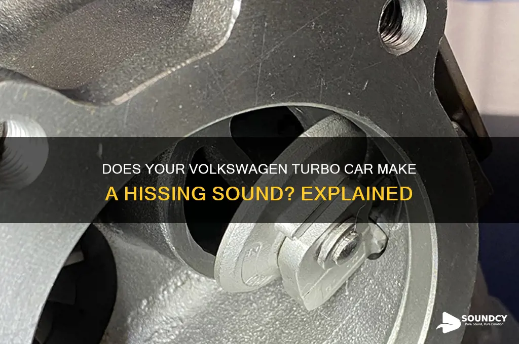 does a turbo car make a hising sound volkswagen