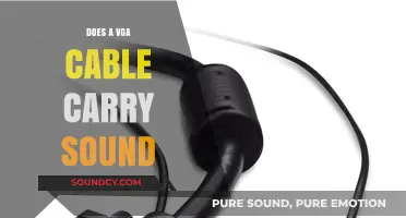 VGA Cable: Video and Audio Carrier?