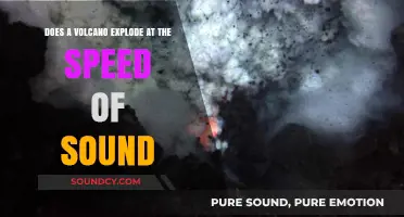 Do Volcanic Eruptions Break the Sound Barrier? Exploring Explosive Speeds