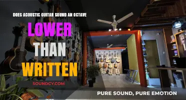 Acoustic Guitar Octave Myth: Does It Sound Lower Than Written?