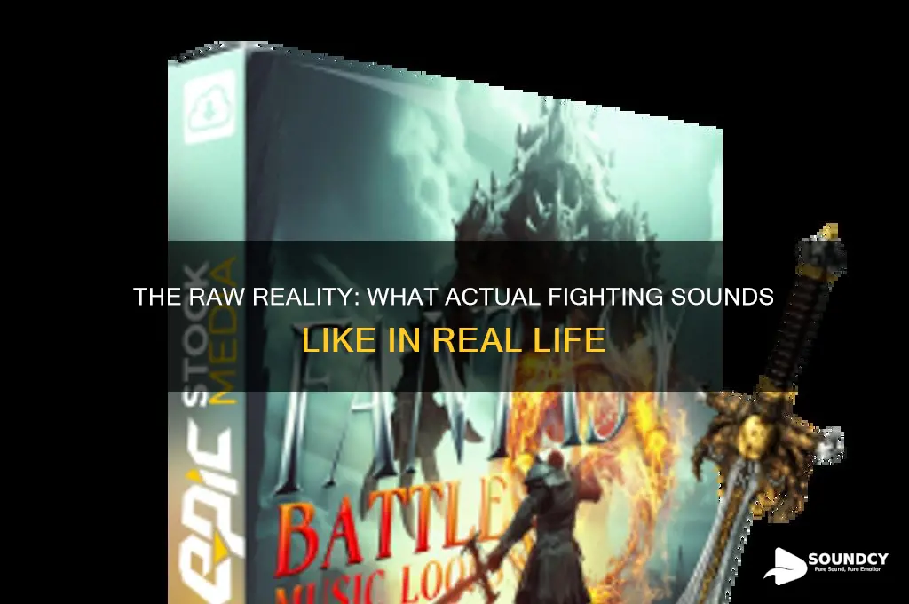 does actual fighting sound like