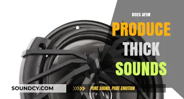 Exploring AFIW's Sonic Depth: Does It Truly Produce Thick Sounds?