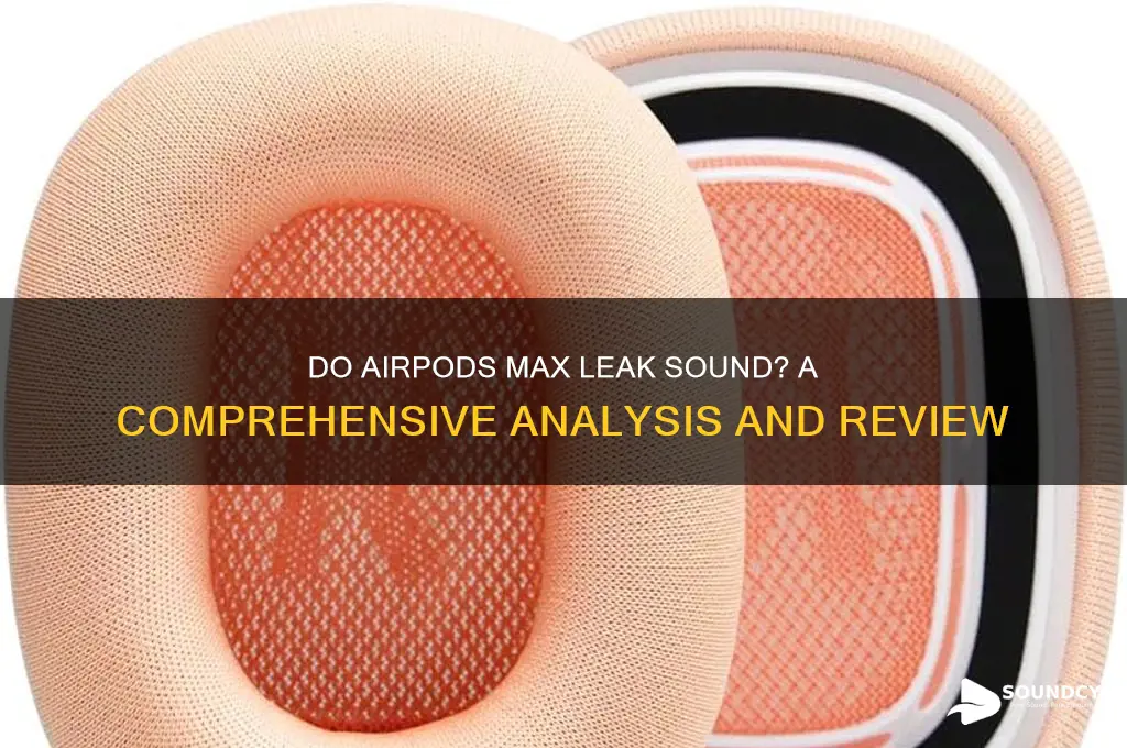 does airpod max leak sound
