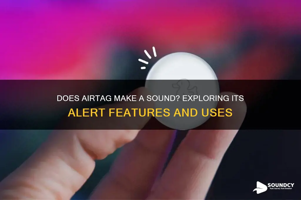 does airtag make a sound