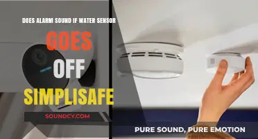 Does SimpliSafe Alarm Sound When Water Sensor Detects Leaks?